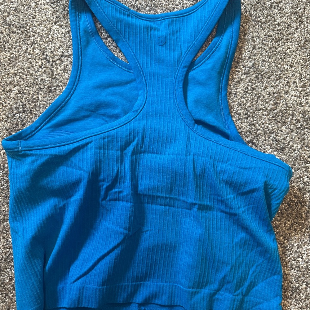 Lululemon Athletica Vibrant Blue Racerback Tank